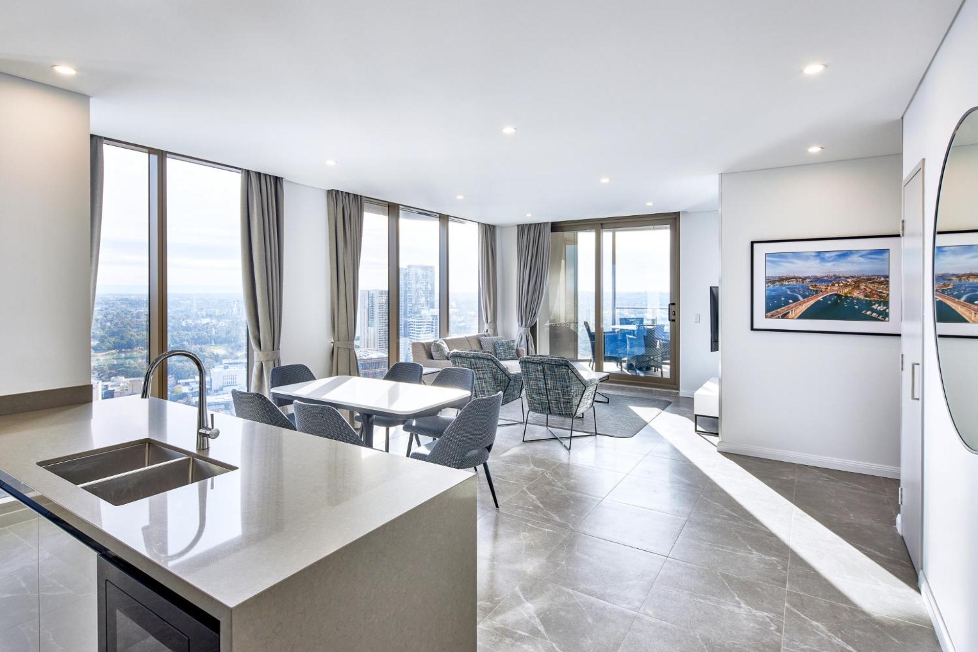 Meriton Suites George Street, Parramatta Сидни Екстериор снимка